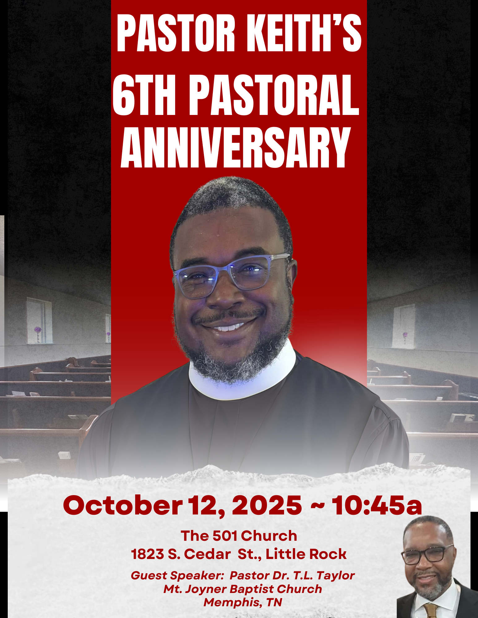 Pastor Anniversary | 6 Years