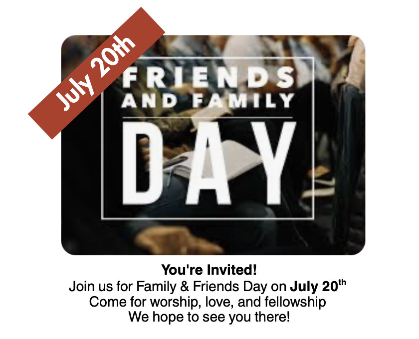 Friends and Family Day